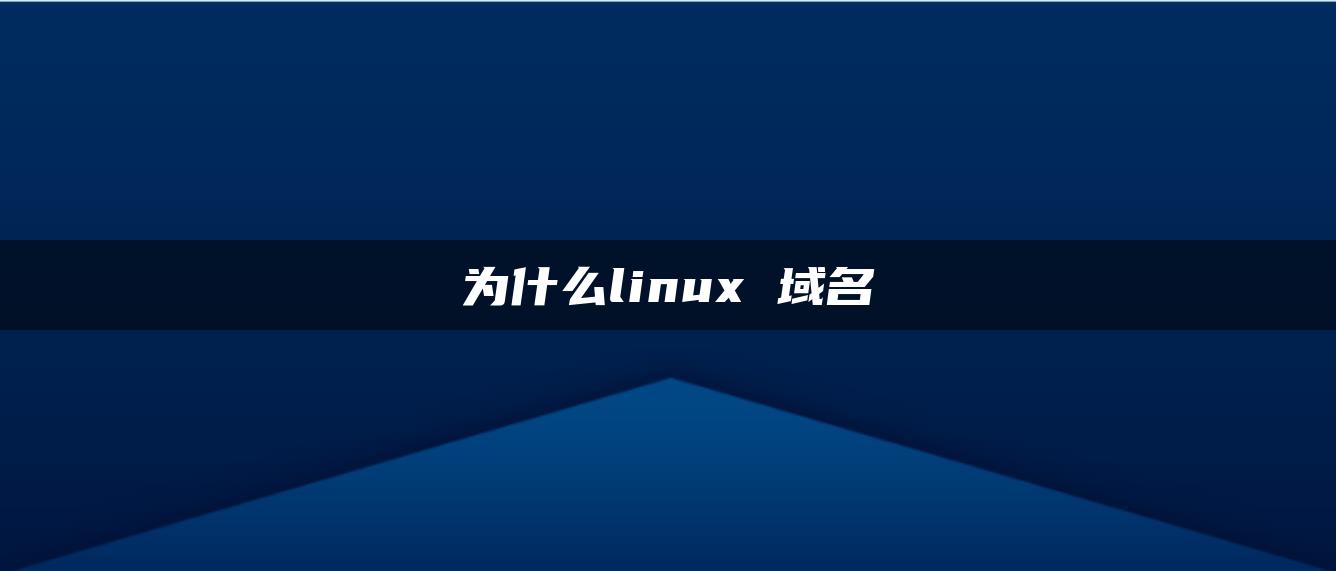 为什么linux 域名